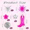 10 Pcs Pink Cowgirl Boot Balloons, Foil Disco Cowgirl Balloons Western Cow Decorations, Cowgirl Party Decorations for Birthday Party Last Rodeo Bachelorette Disco Western Cowgirl Theme Party Supplies